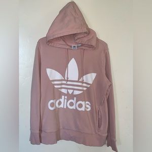 Adidas Hoodie Women’s Small Pink With Pockets
